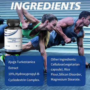 Cápsulas de Turkesterona de Marca Privada OEM, Suplemento Dietético, Promueve la Fuerza en Adultos, Cápsulas Veganas de Turkesterona - Product Image 3