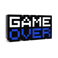 Game Over Light 8 Bit Pixel Veilleuse pour lampe de jeu pour PS5/ps4 LED Icon Light