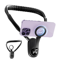 Accessoire Kitway Sangle de cou Support de rotation magnétique pour caméra GoPro Téléphone portable Action Sports Kitway Accessoire en plastique