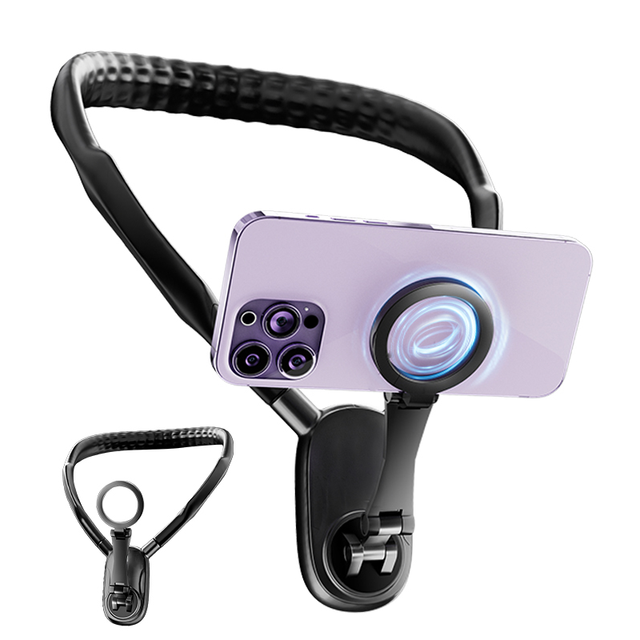 Kitway Accessory Neck Strap Magnetic Rotation Mount for GoPro Camera Cellphone Action Sports Kitway Accessory Made Plastic