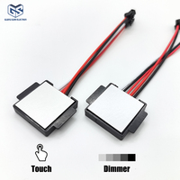 Interrupteur tactile inductif à haute sensibilité DC5-12V 4A 50W pour une ou trois couleurs, variateur de lumière pour miroir de salle de bain, bandes LED