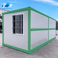 Zhongnan Maison pliable de 20 pieds Maison mobile modulaire de luxe Bureau Maison préfabriquée en conteneur pliable à vendre