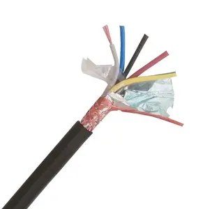 RS485 kabel OFC konduktor 5 Core 0,5mm2 PVC kabel kontrol sinyal berselubung kabel kontrol akses kabel interkom Video