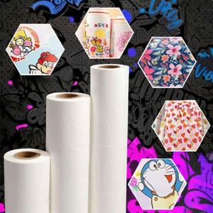 กระดาษทรานเฟอร์ความร้อนสีขาวแบบม้วน ราคาโรงงาน สำหรับพิมพ์เสื้อผ้าฝ้าย - Product Image 3