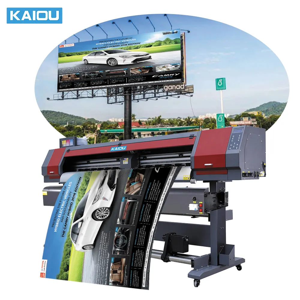 Stampante per telone da 6 piedi per stampante pubblicitaria di grande formato macchina da stampa per banner esterno flex macchina eco solvente stampante 2400 dpi