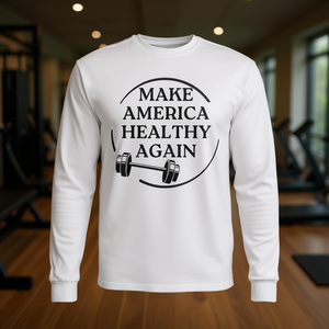 Camiseta de manga larga para entrenamiento físico Make America Healthy Again - Product Image 2