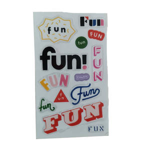 Pegatinas de vinilo con impresión personalizada para niños, pegatinas de pvc autoadhesivas con purpurina para planificador, bricolaje - Product Image 5