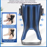 Attelle de nuit améliorée Aofit, stabilisateur de cheville, orthèse de pied avec airbag gonflable pour le soutien du pied tombant