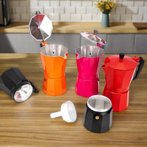 Mokapot-<span class=keywords><strong>cafetera</strong></span> italiana moderna de aluminio, 1 taza, 2 <span class=keywords><strong>tazas</strong></span> a 12 <span class=keywords><strong>tazas</strong></span>, <span class=keywords><strong>Moka</strong></span> - Product Image 4