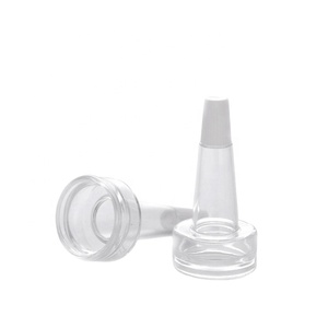 Nouveau type pvc tip top bouchons de compte-gouttes pour l'industrie pharmaceutique flacons de bouteille de pénicilline et poudre stérile petites bouteilles en verre