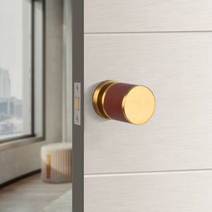 Минималистский роскошный Лидер продаж дизайн невидимая дверная ручка Современная твердая латунная накатанная дверная ручка с защелкой из матовой латуни - Product Image 4