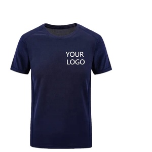 Camiseta deportiva de poliéster 100% de secado rápido con cuello redondo para hombre - Product Image 5