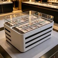Présentoir à bijoux en aluminium GZowin, écologique, recyclable, durable, imperméable, avec dimensions personnalisables pour la vente au détail et la décoration intérieure