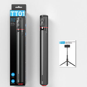 Trépied automatique en alliage d'aluminium Tt01 1,77 m - Trépied qui s'ouvre automatiquement - Perche à <span class=keywords><strong>selfie</strong></span> magnétique à distance - Product Image 1