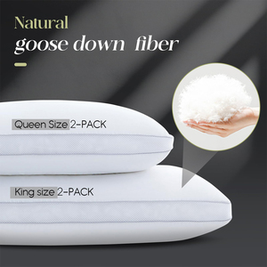 قماش قطني طبيعي ألياف رمية بديلة لأسفل وسادة مفرغة - Product Image 5