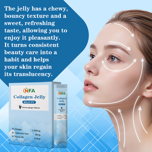 Barra de Gelatina de Colágeno Bovino de Marca Personalizada, 10000 mg, Envase Portátil, Sabor Uva Verde, Gelatina que Mejora la Firmeza de la Piel con Biotina - Product Image 6