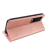X60 Pro Plus cuir de veau couleur unie cuir portefeuille magnétique étuis de téléphone portable portefeuille antichoc esthétique étui de téléphone en vrac