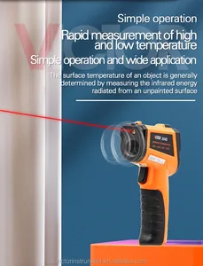 Industrial Digital Infrared <b>Thermometer</b> Gun, -50℃~400℃ Non Contact Temperature Meter OEM Customizable - Product Image 4