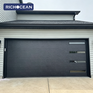 Portes <span class=keywords><strong>de</strong></span> <span class=keywords><strong>garage</strong></span> classiques en acier RICHOCEAN, couleur bois grainé, isolées avec panneaux sandwich en mousse, <span class=keywords><strong>porte</strong></span> <span class=keywords><strong>de</strong></span> <span class=keywords><strong>garage</strong></span> électrique - Product Image 5
