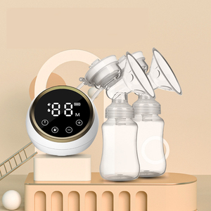 Tiralatte elettrico a mani libere con doppia aspirazione Smart Baby Feeder doppio bottiglia estrattore latte in silicio - Product Image 5