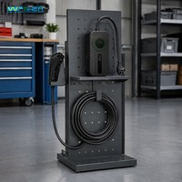 Pengisi Daya EV Portabel A03 GBT atau Tipe 2 AC 3.5KW 7KW 11KW Layar LCD Pasokan Grosir