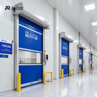 Puerta Espiral Rígida de Aluminio de Alta Velocidad y Tamaño Personalizado, Persiana Enrollable Automática Rápida para Acceso a Almacenes de Alta Frecuencia