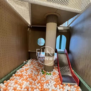 Attrezzature per Parchi Divertimento Indoor per Bambini Playhouse Morbida in Legno Progettazione Gratuita Piccolo Parco Giochi per Bambini da Interno - Product Image 2