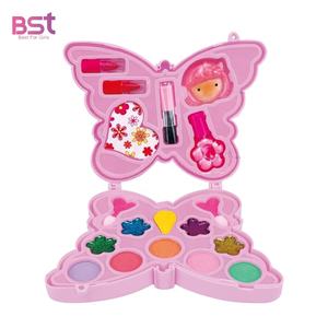 Ensemble de jouets de palette de cosmétiques de jeu de simulation de style <span class=keywords><strong>papillon</strong></span> Brillant à lèvres cosmétique pour filles <span class=keywords><strong>Maquillage</strong></span> pour enfants - Product Image 1