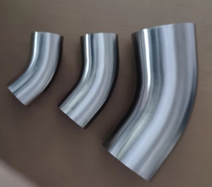 Nhà Sản xuất nhà cung cấp thép không gỉ 45deg khuỷu tay ngắn hoặc dài cho phụ kiện đường ống vệ sinh thực phẩm - Product Image 6