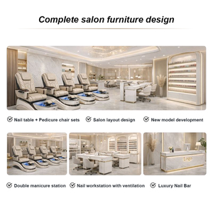 <span class=keywords><strong>Table</strong></span> de <span class=keywords><strong>manucure</strong></span> portable blanche avec ventilateur, style moderne français, plateau en verre, pour salon de beauté, spa, haute brillance, prix abordable - Product Image 6