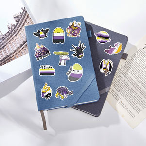 50 Uds. Pegatina de pared Gay colorida mixta, decoración de PVC impermeable personalizada, pegatinas de fiesta de homosexualidad para adultos, álbum de recortes de teléfono - Product Image 4