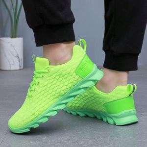 Chaussures de course décontractées pour hommes, personnalisables en gros, avec lacets, semelles intérieures confortables en EVA, doublure en maille respirante, toutes saisons - Product Image 2