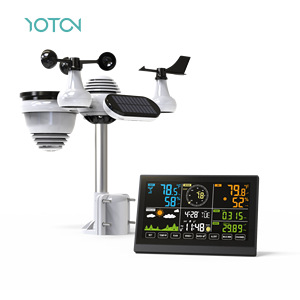 Estación Meteorológica Doméstica Inalámbrica de <span class=keywords><strong>Mejor</strong></span> Valor, Estación Meteorológica Profesional 5 en 1 con Pantalla a Color - Product Image 1