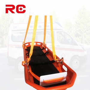 เปลหามตะกร้ากู้ภัยทางทะเลโครงพลาสติกกู้ภัยเฮลิคอปเตอร์แบบบูรณาการพร้อมสายรัดเปลหามตะกร้าฉุกเฉิน - Product Image 4