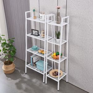Youhui Bookshelf Display <b>Shelf</b> 5 Tier White Storage Unit For Bedroom Living Room <b>Modern</b> Minimalist Design - Product Image 4