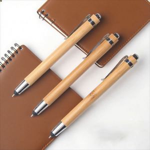 Bolígrafo Ecológico de Bambú con Logotipo Personalizado, Punta de 1.0 mm, Multicolor, Novedoso, para Publicidad Empresarial, Gran Venta - Product Image 1