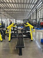 Machine de musculation professionnelle : Presse pectorale assise à charge libre, Presse pectorale couchée ISO