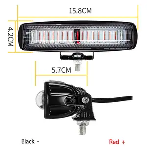 Il carrello elevatore 12-80V 15 Led ha condotto la zona rossa accende la luce rossa di avvertimento della luce di sicurezza della zona rossa industriale