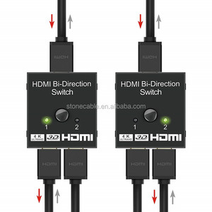Switch <span class=keywords><strong>HDMI</strong></span> Bidirezionale a 2 Porte 4K <span class=keywords><strong>HDMI</strong></span> 2.0 2x1 1x2 Splitter Bidirezionale per Commutazione del Segnale Video - Product Image 6