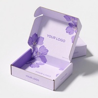 Boîtes d'expédition d'avion en carton ondulé réutilisables et portables du fabricant pour l'emballage du logo de l'habillement imprimé en couleur