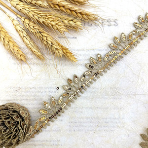 Fournisseur de fil d'or de luxe <span class=keywords><strong>en</strong></span> gros <span class=keywords><strong>en</strong></span> <span class=keywords><strong>ligne</strong></span> Garniture <span class=keywords><strong>en</strong></span> dentelle à paillettes Lurex Garniture <span class=keywords><strong>en</strong></span> dentelle à paillettes africaine pour couture - Product Image 2