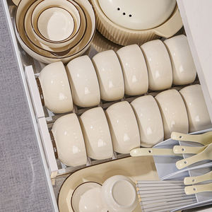 Assiettes à dîner en céramique en gros, saladier, service <span class=keywords><strong>de</strong></span> table pour 12 <span class=keywords><strong>personnes</strong></span>, <span class=keywords><strong>ensemble</strong></span> <span class=keywords><strong>de</strong></span> <span class=keywords><strong>vaisselle</strong></span> <span class=keywords><strong>de</strong></span> <span class=keywords><strong>8</strong></span> pouces, <span class=keywords><strong>vaisselle</strong></span> en porcelaine nordique - Product Image 6