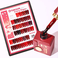 Hanyi Vernis gel rouge Love Fire de qualité supérieure sans TPO 36 couleurs 15ml UV LED Pigment riche polymérisé OEM Vernis gel personnalisé