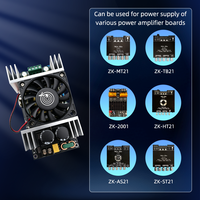 Fuente de Alimentación Conmutada WUZHI WA2417 LLC, Convierte 220V a 24V 400W, Ajustable, Sin Ruido, 17A