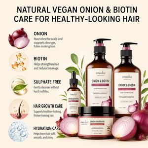Shampooing et après-<span class=keywords><strong>shampoing</strong></span> crème <span class=keywords><strong>naturel</strong></span> végétalien à l'oignon, au romarin et à la biotine, anti-pelliculaire, nourrissant, <span class=keywords><strong>sans</strong></span> sulfate, pour les cheveux, marque privée - Product Image 4