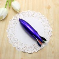Nouveauté Stylo Bille Promotionnel de Luxe en Plastique, Forme Fusée de Chasse Guidée, Multicolore, Pointe Balle 1.0mm, Encre Noire 4