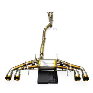 Custom Catback Exhaust with Valve for Nissan GTR/GT-R R35 3.8TT 2008-2023 Boska 1.2mm Thick Titanium Y-Pipe Muffler - Product Image 1