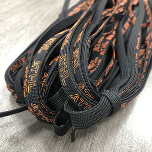 Cuerda Trenzada de Alta Resistencia Ecológica Shengqier, Cordones Planos de Poliéster para Prendas con Extremos Recubiertos de Silicona para Bolsos y Zapatos - Product Image 5