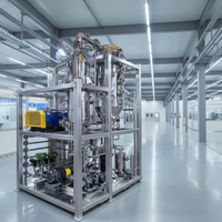 Évaporateur-cristallisant à circulation forcée MVR haute efficacité à zéro rejet de liquide pour les sels métalliques de qualité batterie (10000)