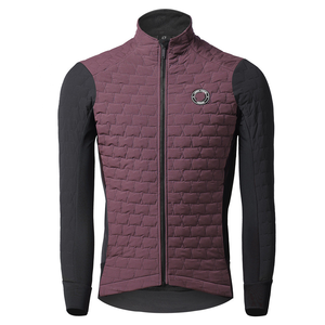 Veste de cyclisme avec doublure en polaire pour l'automne et l'hiver, veste de cyclisme longue et chaude pour hommes pour le cyclisme sur route - Product Image 2